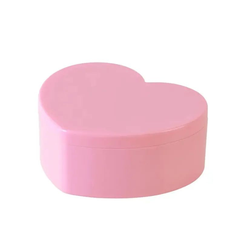 Heart Shape Cute Princess Jewelry Box for Baby Girls with Mirror – Makeup & Storage Box