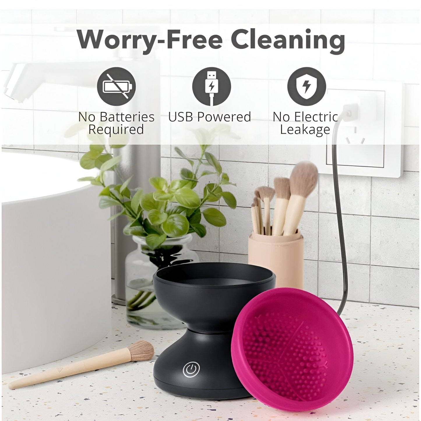 ELEGENT VIBES™-Electric Makeup Brush Cleaner Ultra