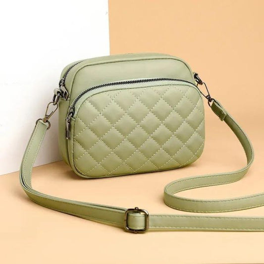 Women’s Embroidered PU Leather Shoulder Bag – Stylish & Versatile