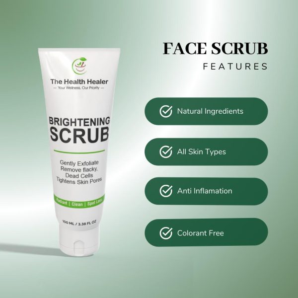 2 in 1 Brightening Facewash & Scrub – Moisturizes & Reduces Dark Spots, Pack of 2