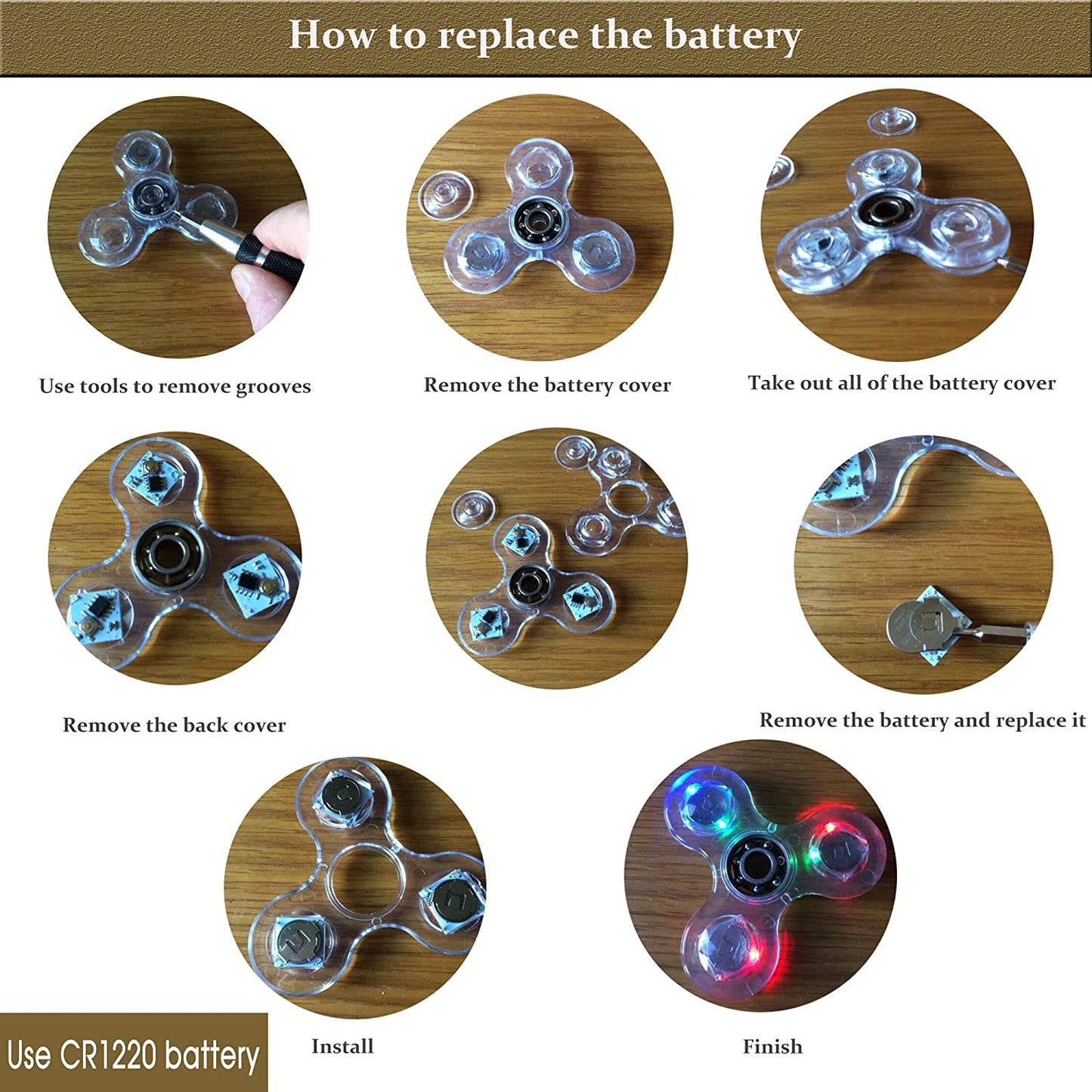 ELEGENT VIBES™-LED Glow Fidget Spinner