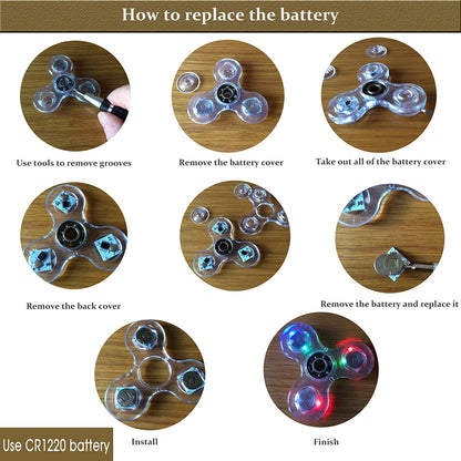 ELEGENT VIBES™-LED Glow Fidget Spinner