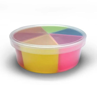 6 In 1 Round Masala Box with Partition – Spice Box for Kitchen Storage