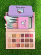 8 In 1 Ultimate Makeup Deal | 18 Colors Eyeshadow & 7 Makeup Brushes Set