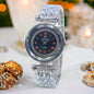 "Rolex Ladies Luxurious Women's Quartz Wristwatch - Elegant Metallic Design (Without Box)