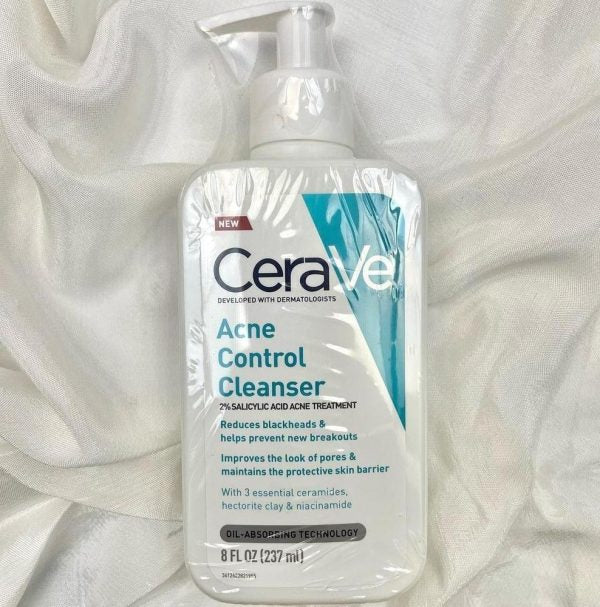 CeraVe Acne Control Cleanser – Reduces Blackheads & Prevents Breakouts (237ml)
