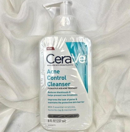 CeraVe Acne Control Cleanser – Reduces Blackheads & Prevents Breakouts (237ml)