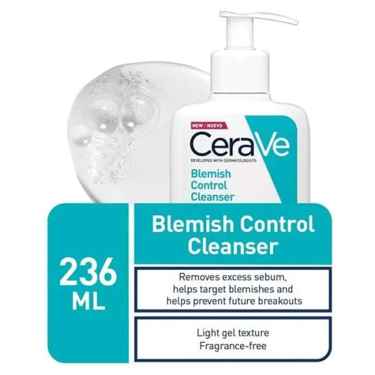 Cerave Blemish Control Face Cleanser with 2% Salicylic Acid & Niacinamide
