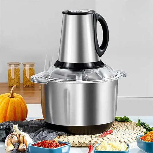 Electric Meat Chopper – 3L Stainless Steel, 400W Motor, Multi-Function Food Processor