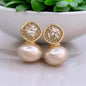 Elegant Pearl Stud Earrings - Classic High-Quality Tops for Women | Perfect for Casual & Formal Wear