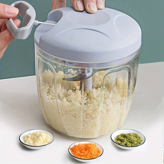 Hand-Pulled Multipurpose Chopper – Vegetable & Meat Cutter