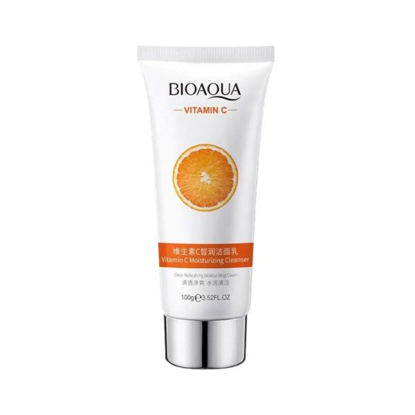 Bioaqua Vitamin C Moisturizing Cleanser – Deep Cleansing & Rejuvenation (100g)
