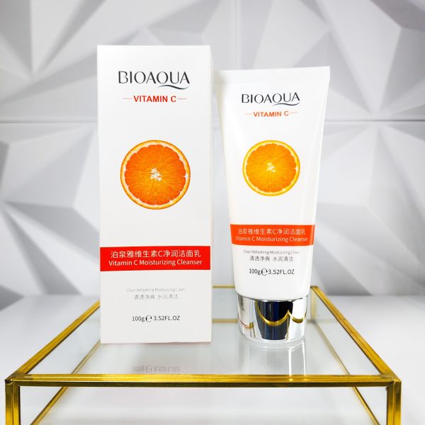 Bioaqua Vitamin C Moisturizing Cleanser – Deep Cleansing & Rejuvenation (100g)