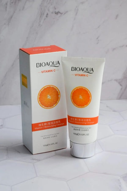 Bioaqua Vitamin C Moisturizing Cleanser – Deep Cleansing & Rejuvenation (100g)